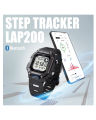 Casio General Standard Mens Black Resin Case Square Digital Bluetooth, World Time, Stop Watch, Step Tracker, Timer, Alarm, Calendar, Multi-Function Black Resin Band Watch-WS-B1000-1AVDF. 
