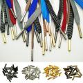 100 PCS/Set Shoelace Head Aglets Diy Shoe Lace Tips Replacement End Shoes Rope Head Rope Cip Tail Clamp Bullet Shoes Accessories. 