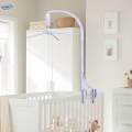 Baby Crib Bell Bed Bell Bracket 66cm Ornaments Accessories with Music Box Rotary Cot Mobile Holder. 