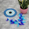 Dream Catcher Net Feather Hanging Ornament Handmade Window Balcony Decor Gift. 