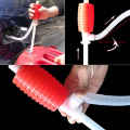 Portable Manual Hand Siphon Syphon Oil Water Petrol crude oil engine Fuel Liquid Transfer Pump Pipe. 