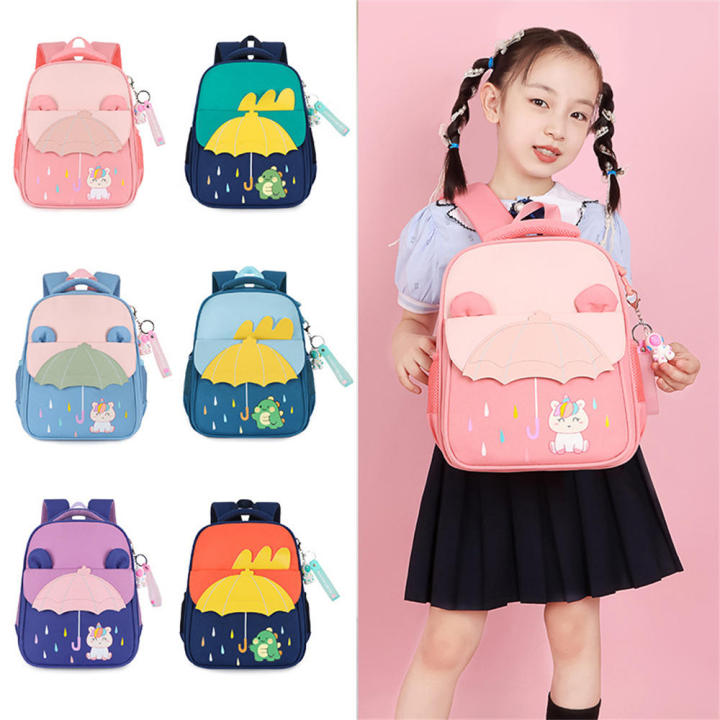 Lightweight School Backpack Ergonomic Design Large Capacity Water-Resistant Kindergarten Backpack Double-Shoulder Primary School Bag for School Use Educational Gear Boys and Girls Child-Friendly