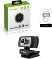 AUSDOM AW33 Webcam for PC with Microphone, USB Web Camera with HD 1080P for Computer Laptop Desktop, Wide Angle Video Streaming Web Cam for Mac Windows, Plug and Play for Teams Zoom Conference Black. 