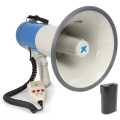 Power Megaphones ER-66 USB Series.ER-66 is a hand grip megaphone with detachable PTT microphone featuring 25 W power and 700 meters range with excellent intelligibility.Three models are available equipped with different functions including Siren (ER-66S),. 