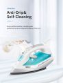 Yabano Steam Iron, 2400W Electric Iron For Clothes, 310g Steam Boost, Non-Stick Ceramic Soleplate, 350ml Water Tank, Self-Cleaning and Water Spray Function, Anti-Drip, Anti-Calc, 2.2m. 