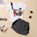 New 1-6Year Kid Baby Boy ummer Clothe et hort leeve T-hirt Top + hort ummer port Caual 2PC Outfit. 