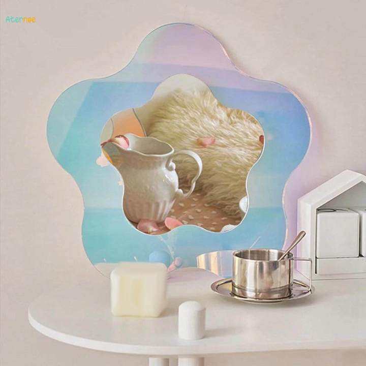 Makeup Mirror Tabletop Mirror Aesthetic Mirror for Home Entryway Living Room