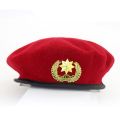High Quality Wool Berets fashion Army cap Star Emblem Sailor Dance Performance Hat Trilby chapeau for men women unisex GH-400. 