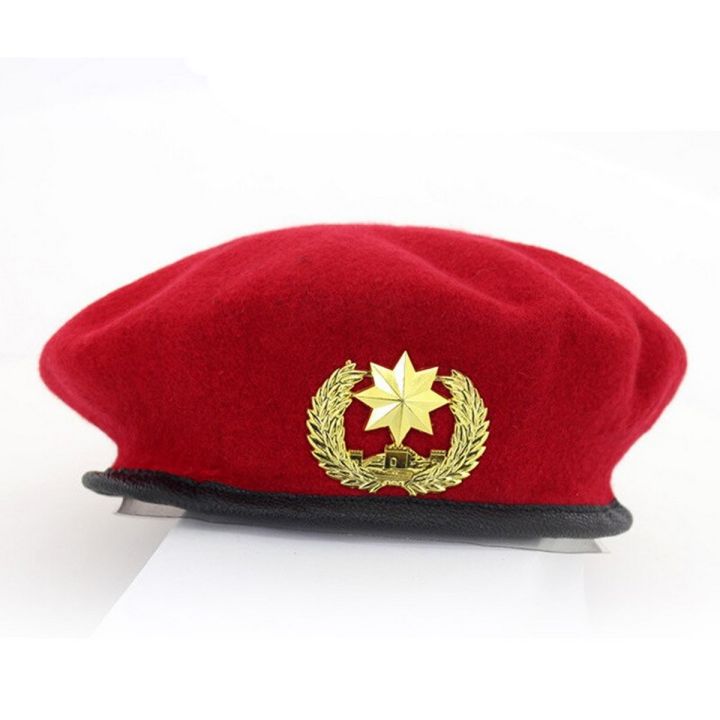 High Quality Wool Berets fashion Army cap Star Emblem Sailor Dance Performance Hat Trilby chapeau for men women unisex GH-400