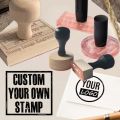 Customized Rubber stamps of every kind. Plastic handle stamp without stamp pad only stamp. High Quality Stamp.. 