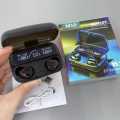 M10 Air buds Wireless Bluetooth EarBuds Stereo Earphones with Power bank Bluetooth Ear phone Ear Buds Airpots Premium Quality For All Smart Phones. 