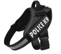 Dog K9 Police Dog Harness Vest with Hook and Loop Straps and Handle and Adjustable (XL- 28-38 Inch. 