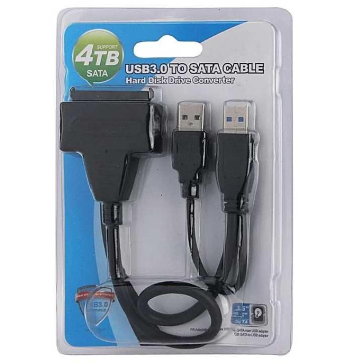 External SSD HDD Hard Drive Sata Cable Dual USB Sata to USB Cable 2.5 or 3.5 Inch Sata USB 3.0