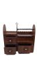 bangle stand,3 drawers,Cabinets,bangle stand with space saver,desk organizer, wooden Jewellery Box, rack, shelf, laser cut,Brushes Holder Stand with Drawer –churi stand- Princecard Store. 