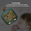 Montessori Baby Cat phone Toys Phone Learning Kids Sleeping Toy Multifunctional Bilingual Telephone Story Children Multi-Function Early Education Telephone Kids Machine Boys and Girls Educational Toys for Children Gift. 