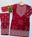 Stylish Collection Stitched New chunri 2pc Dress for Women - Dress For Girls - Dress For Women - Stitched Suit for Girls - Stitched Suit For Women. 