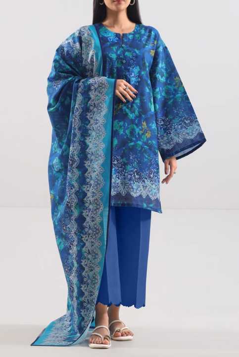 S.A.Y.A‎ Original Unstitched printed 3 piece - Khaddar Winter ...