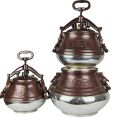 fghani Messi Pressure Cooker – Brown Color – Triple Safety System with 3 Valves & Bypass Valve – Heavy Duty Aluminum – 5L, 8L, 10L, 15L Sizes – Safe & Durable Cooking Pot. 