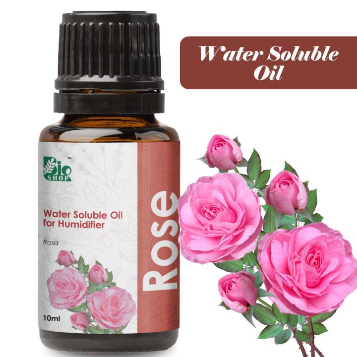 Water-Soluble Rose Oil for Humidifier Aromatherapy Oil for Diffuser | Water Soluble Essential Oils Air Freshening