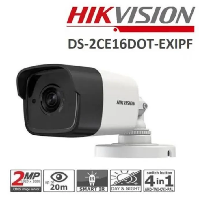 2MP Bullet CCTV Camera | 1080p HD | TVI/AHD/CVI/CVBS 4 in 1 | Smart IR ...