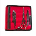 Professional Hair Cutting Kit \Hairdressing Fancy Scissor Set Professional Complete Kit for Barbers\Black Scissors Set For Hair Cutting / Premium Quality Stainless Steel Scissors Set For Hair Cutting. 
