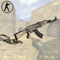 Men's Counter Strike M4A1 Gun Keychain Awp CS GO Key Chain Ring Bag Car Trinket Male Jewelry Party Gift Souvenirs. 
