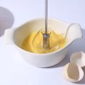Egg beater household Mini semi-automatic manual hand-held cream whisk Stainless steel egg beater. 