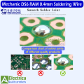 Mechanic DS6 40g 0.4mm for Electronic Soldering Iron Welding High Purity No-clean Rosin Solder Wire by Electrica. 