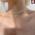 Empiron Glamorous Choker Pearl Girls Necklace, A Perfect Fusion of Classic Pearls and Contemporary Style". 