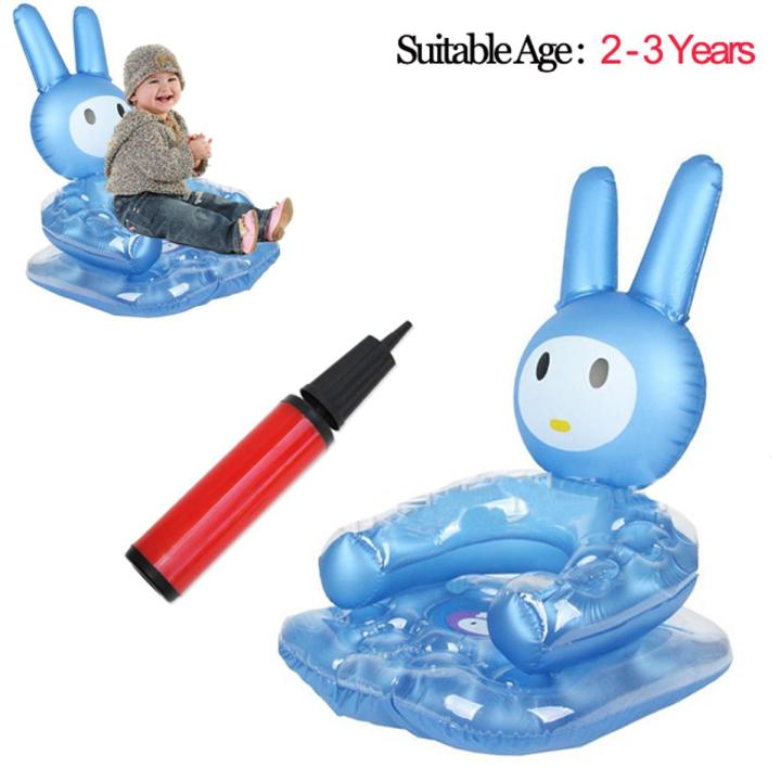 Funny inflatable baby sofa chair with air pump