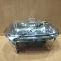 Stainless Steel Serving Dish Chafing Dish Rectangular Buffet Serving Dish for Dining Table. 