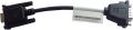 9-pin Male to 9-pin Female 6" Serial Data Genuine Cable RS232. 