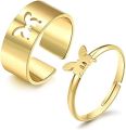 Butterfly Rings Set For Couples, Couples Ring, Gorgeous Ring For Couples , Rings , Butterfly Shaped Couple Rings.. 