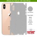For Iphone Xs Skin/Wrap 360 Protection Sheet/ Carbon fiber/ Matte/ Transparent/ Lamination Back And Sides Included Camera Skin. 