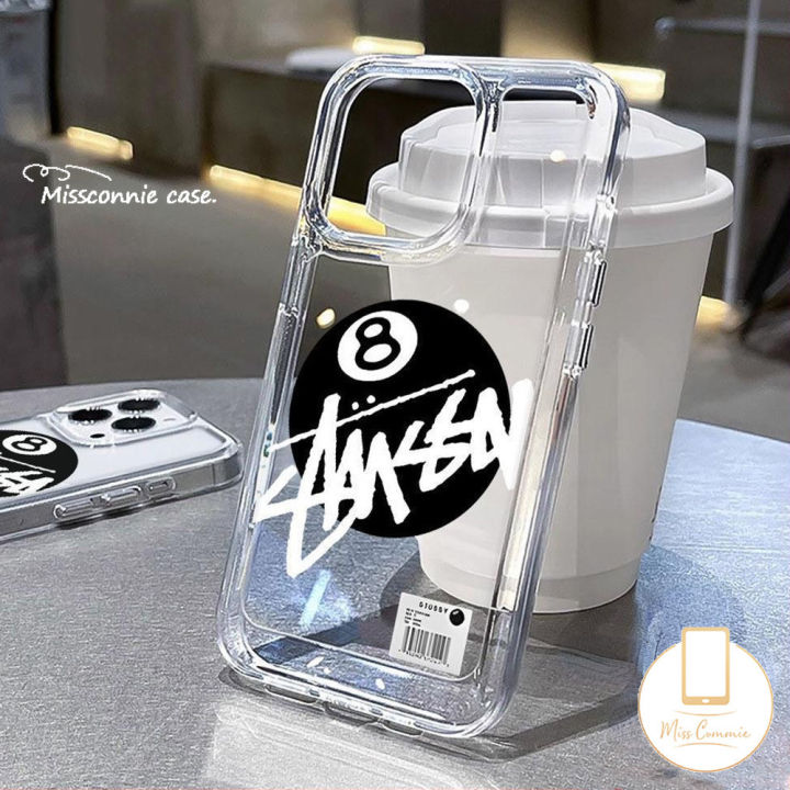 Trend Brand Stussy Case For Vivo Y11 Y17s Y12s Y15 Y16 Y36 Y100i Y20s Y35 Y30 Y21 V25 Y51 Y27 Y12i Y02 V27 Y22 Y33 Y27s Y17 Y20 Y31 V29 Y21s Y15s Y91 V25E Y91C Clear Soft Tpu Cover