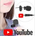 Long Mic For Smart phones  Mobile PC Laptop Pro Wired Mic Microphone Collar for Voice Recording. 