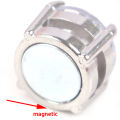 Stainless Steel Magnetic Stud Earrings for Womens Mens Non-Piercing Clip On. 