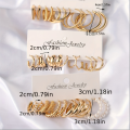 24 Pairs Set Of Delicate Hoop Earrings Zinc Alloy Jewelry With Imitation Pearl Design Elegant Vintage Style Big Set Gift. 