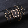 Simple Square Women Watches Brand Qualities Ladies Leather Wristwatches Black Brown Quartz Clock Drop Shipping Watches for Girls. 