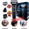 Rechargeable  6558 Hair Clipper Razor Shaver Nose Trimmer - 3 in 1 beard styling for men - Men’s Hair Removal machine - Professional Grooming Kit - High Quality Shaver Original Trimmers Shavers Body Groomer Set - Best trimming Shaving Machine. 