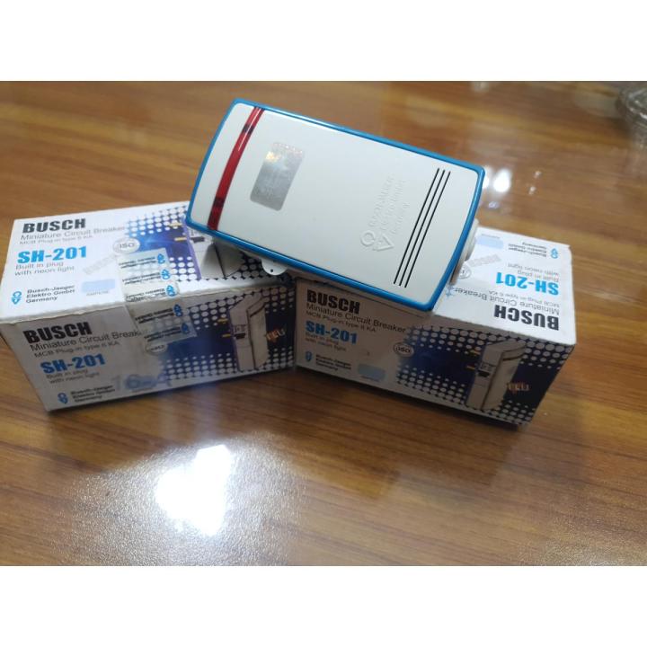BUSCH Miniautre Circuit Breaker Shoe with Plug for Air Conditioner AC, BUSCH AC Switch, BUSCH AC Breaker, BUSCH Breaker, BUSCH Breaker Shoe