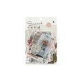 Panda Online 40Pcs/Pack Letter of Time Poetry Series Washi Paper Stickers Journal DIY Scrapbooking Stationery. 
