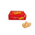 Heart-Shaped Puff Pastry Cookies - 24 Pack | Crispy Sweet Snacks for Tea Time, Gifts, Parties | Baked Treats (Rs. 10 Per Pack). 