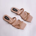 Balaj New Style Fashion Flat Slipper For Girls & Women  Causal Wear Weeding Wear Party Wear light pink. 