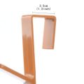 Plastic Door Hooks For Hanging Cloth Door Hook Hanger Vertical Bags Rack With 5 Hook New Style Storage Holder For Clothes/Hats/Towels/Scarf/Robe/Cap/Key - 1Pc. 
