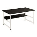 48 & 36 inches Length | H-shape table | Office Table | Desktop Table With Book Shelf | Office Desk | Book Shelf | Laptop Table | Computer Table | Study Table | Writing Table | Gaming Table | workstation table with metal powder coating 18 gauged frame. 