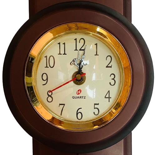 Elegant%20Quartz%20Pendulum%20Wall%20Clock%20-%20High%20Quality%20Wooden%20Clock%20with%20Brown%20&%20Golden%20Finish,%20Silent%20and%20Smooth%20Mechanism,%20Easy%20to%20Read,%20Fancy%20and%20Attractive%20Design%20for%20Home%20Interior%20and%20Decor%20-%20Image%204