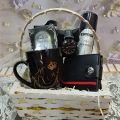 gift for boys ,gift basket for men , perfume , body spray , watch  , wallet , mug , birthday , fashion , boys baskets , for him. 