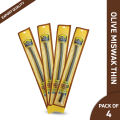 AL khair Olive (Zaitoon) Regular Miswak - Pack of 4 | Organically Grown | Oral Care. 