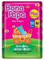 BONA PAPA Medium Size Baby Diaper (50 Pcs) Diapers Plus. 